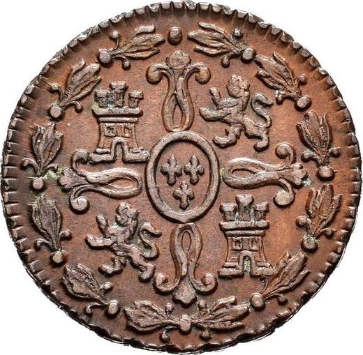 Reverse 2 Maravedís 1776 -  Coin Value - Spain, Charles III