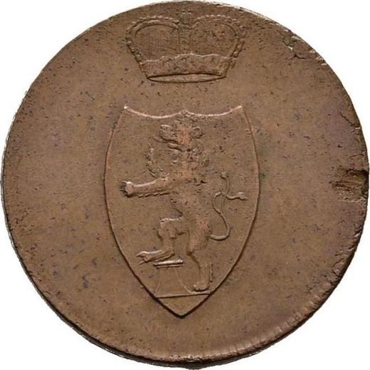 Avers 3 Pfennige 1821 - Münze Wert - Reuß-Greiz, Heinrich XIX