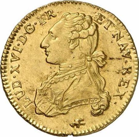 Obverse Double Louis d'Or 1778 D - Gold Coin Value - France, Louis XVI