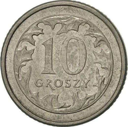 Revers 10 Groszy 1991 MW - Münze Wert - Polen, III Republik Polen nach Stückelung