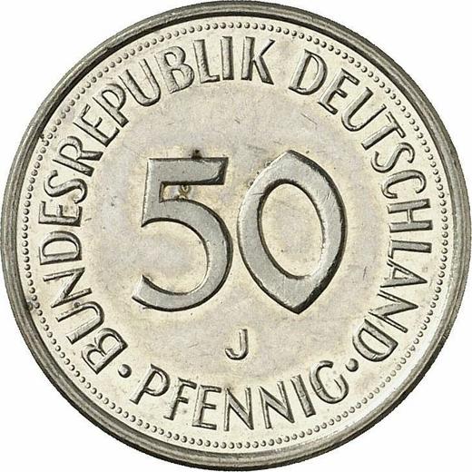 Obverse 50 Pfennig 1977 J - Coin Value - Germany, FRG