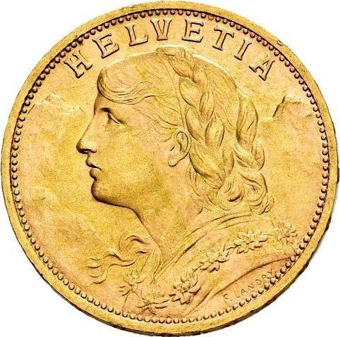 Avers 20 Franken 1930 B "Vreneli" - Goldmünze Wert - Schweiz, Konföderation
