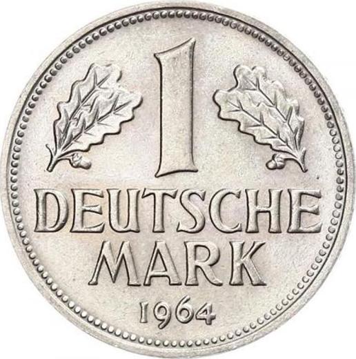 Obverse 1 Mark 1964 F - Coin Value - Germany, FRG