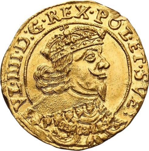 Obverse Ducat 1644 C DC - Gold Coin Value - Poland, Wladyslaw IV