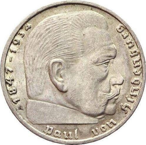 Obverse 2 Reichsmark 1937 A "Type 1936-1939" - Silver Coin Value - Germany, Third Reich