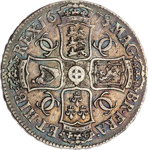 Reverse Crown 1678 "Third laureate bust" - Silver Coin Value - United Kingdom, Charles II