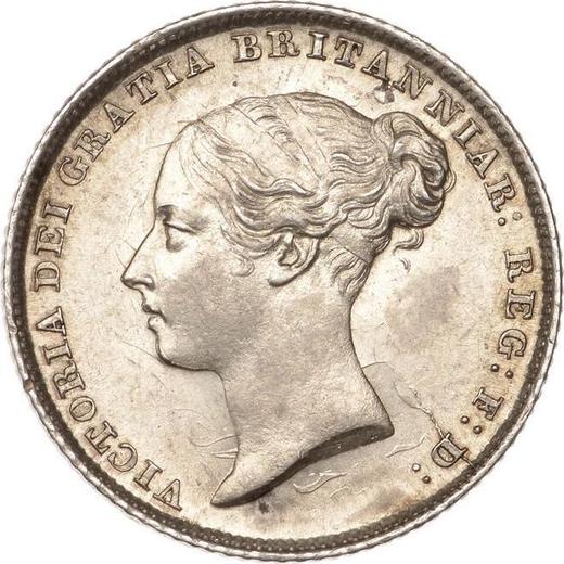 Obverse Sixpence 1844 - Silver Coin Value - United Kingdom, Victoria