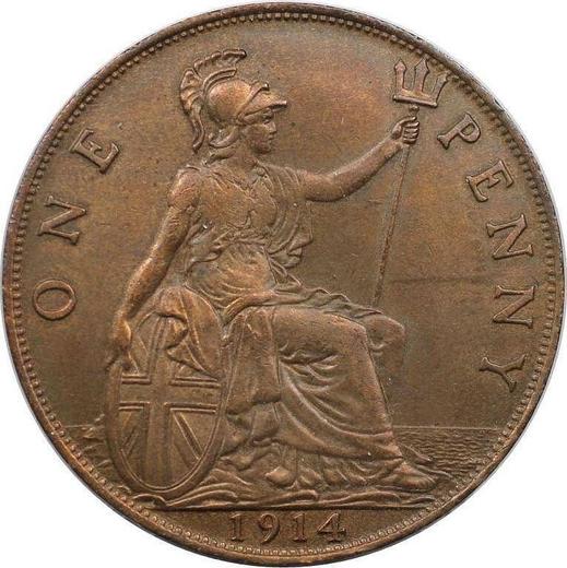 Reverse Penny 1914 "Type 1911-1936" -  Coin Value - United Kingdom, George V