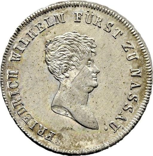 Obverse 10 Kreuzer 1809 L - Silver Coin Value - Nassau, Frederick William