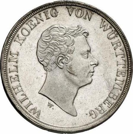 Avers Taler 1833 W - Silbermünze Wert - Württemberg, Wilhelm I