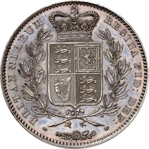 Reverse Crown 1839 W. WYON - Silver Coin Value - United Kingdom, Victoria