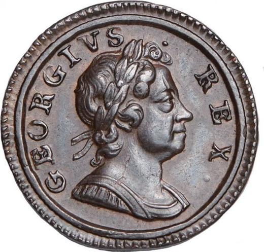 Avers 1 Farthing 1717 - Münze Wert - Großbritannien, Georg I