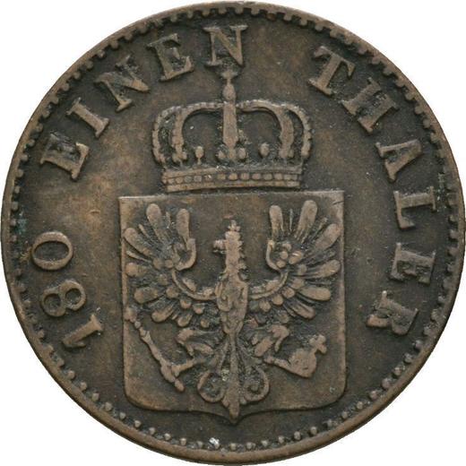 Obverse 2 Pfennig 1851 A - Coin Value - Prussia, Frederick William IV