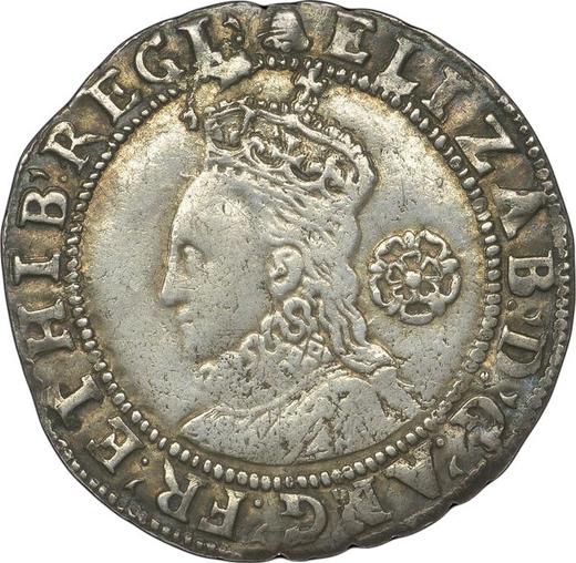 Obverse Sixpence 1583 "Sixth issue" ELIZAB - Silver Coin Value - United Kingdom, Elizabeth I