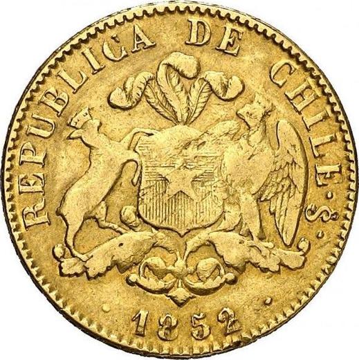 Obverse 5 Pesos 1852 So - Gold Coin Value - Chile, Republic