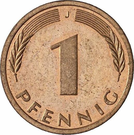 Obverse 1 Pfennig 1992 J - Coin Value - Germany, FRG