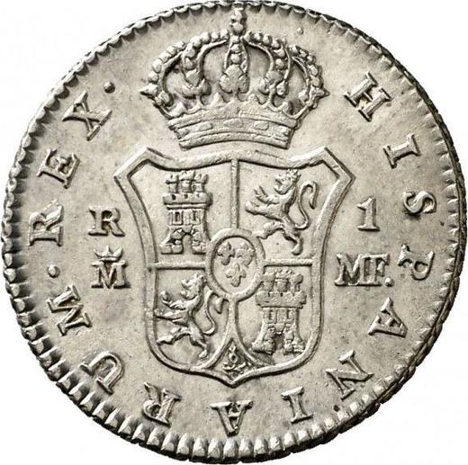 Reverse 1 Real 1799 M MF - Silver Coin Value - Spain, Charles IV