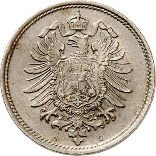 Revers 10 Pfennig 1876 G "Typ 1873-1889" - Münze Wert - Deutschland, Deutsches Kaiserreich