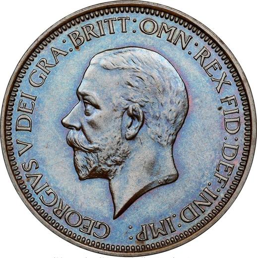 Obverse Halfpenny 1930 -  Coin Value - United Kingdom, George V