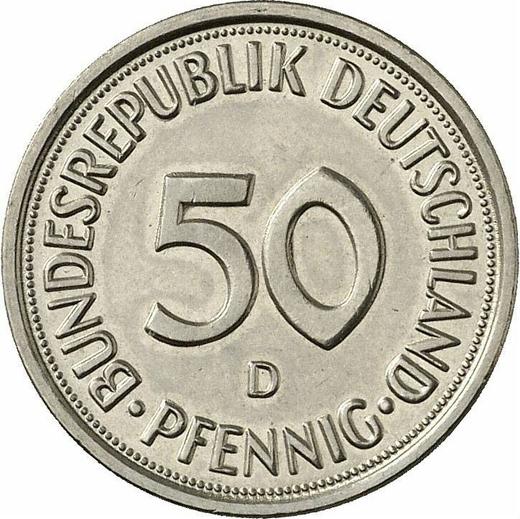 Obverse 50 Pfennig 1978 D -  Coin Value - Germany, FRG
