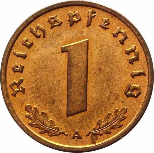 Obverse 1 Reichspfennig 1938 A "Type 1936-1940" -  Coin Value - Germany, Third Reich