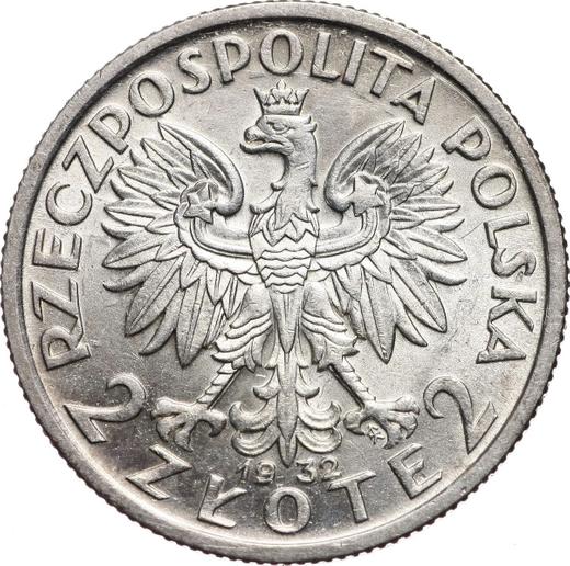 Obverse 2 Zlote 1932 "Polonia" - Silver Coin Value - Poland, II Republic