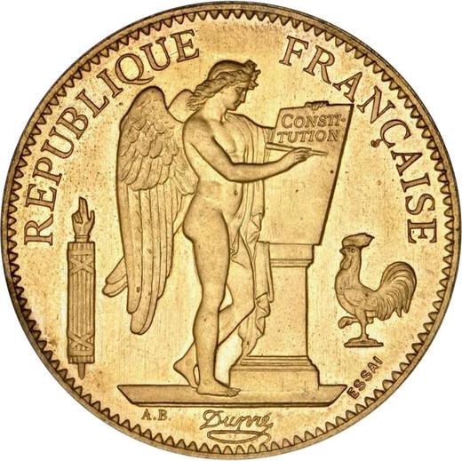 Avers 100 Francs 1914 A "Typ 1878-1914" Aluminiumbronze - Münze Wert - Frankreich, Dritte Republik