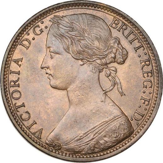 Avers 1 Penny 1873 "Typ 1860-1894" - Münze Wert - Großbritannien, Victoria