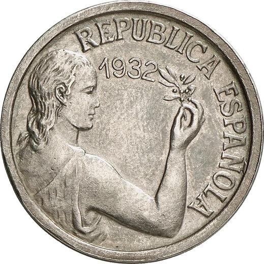 Obverse Pattern 25 Céntimos 1932 -  Coin Value - Spain, II Republic