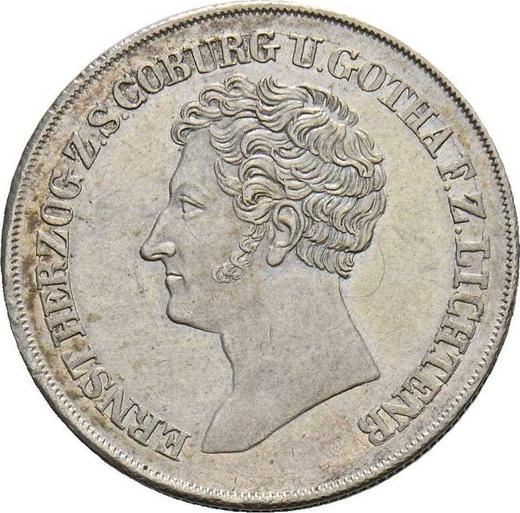 Obverse 10 Kreuzer 1831 - Silver Coin Value - Saxe-Coburg and Gotha, Ernest I