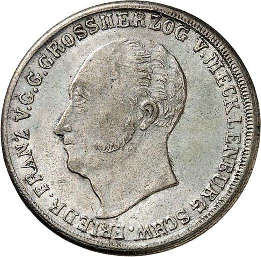 Obverse 4 Schilling 1830 - Silver Coin Value - Mecklenburg-Schwerin, Frederick Francis I