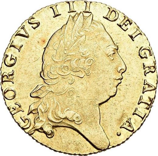 Obverse Guinea 1793 "Spade" - Gold Coin Value - United Kingdom, George III