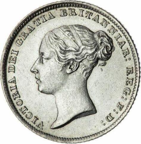 Anverso 6 peniques 1841 - valor de la moneda de plata - Gran Bretaña, Victoria