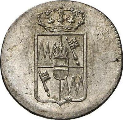 Avers Kreuzer 1808 Ohne die Inschrift "GWLM" - Silbermünze Wert - Würzburg, Ferdinand