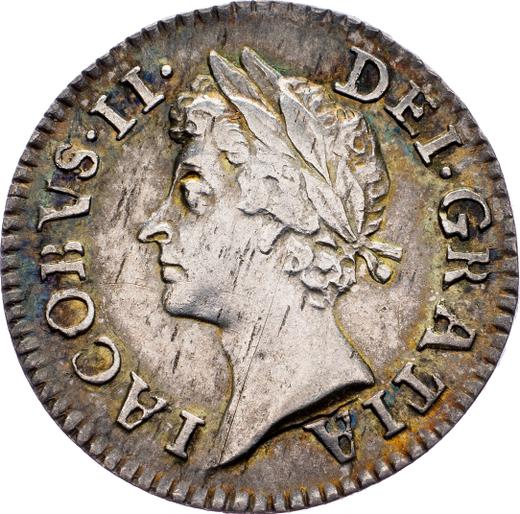 Obverse Twopence 1688 - Silver Coin Value - United Kingdom, James II