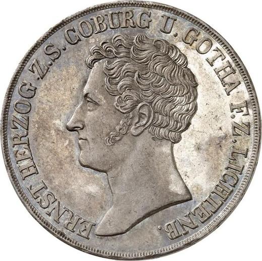 Obverse Thaler 1833 - Silver Coin Value - Saxe-Coburg and Gotha, Ernest I