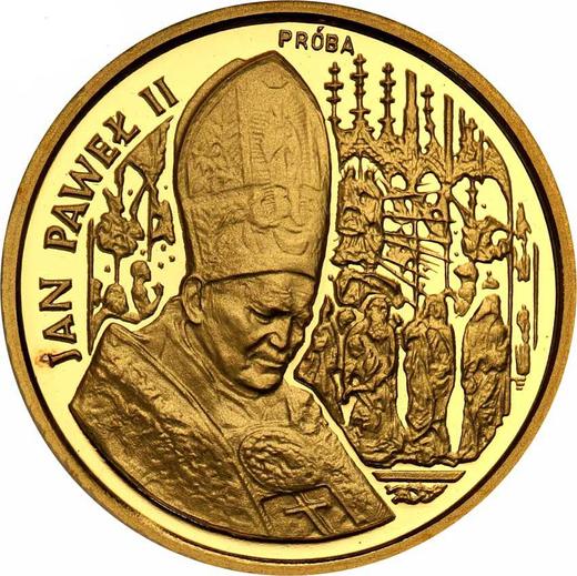Reverse Pattern 50000 Zlotych 1991 MW ET "John Paul II" Gold - Gold Coin Value - Poland, III Republic before denomination
