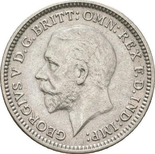 Obverse Threepence 1931 "Type 1927-1936" - Silver Coin Value - United Kingdom, George V