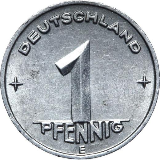 Obverse 1 Pfennig 1950 E -  Coin Value - Germany, GDR