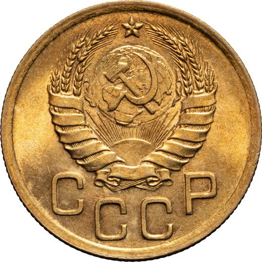 Obverse 3 Kopeks 1939 "Type 1937-1946" Relief star -  Coin Value - Russia, Soviet Union - USSR