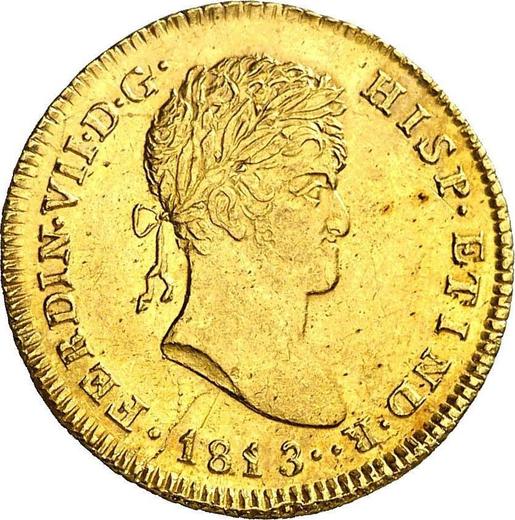 Avers 2 Escudos 1813 C SF "Typ 1811-1813" - Goldmünze Wert - Spanien, Ferdinand VII