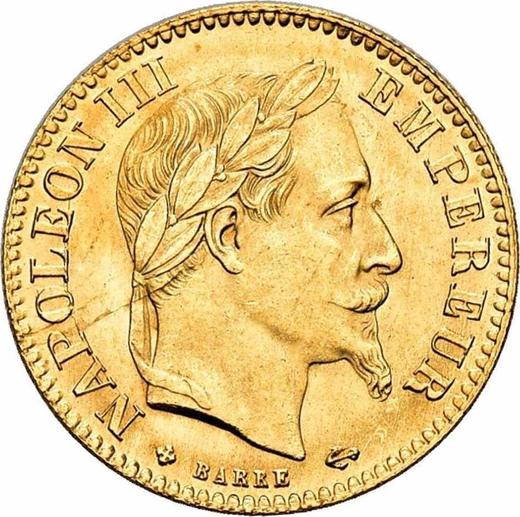 Obverse 10 Francs 1864 BB "Type 1861-1868" - Gold Coin Value - France, Napoleon III