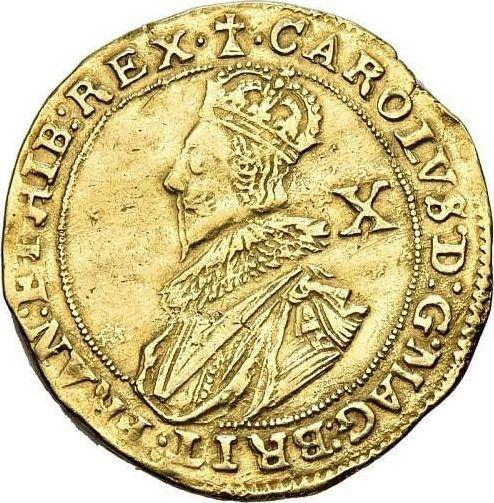 Obverse Double crown no date (1625-1642) "Second bust" - Gold Coin Value - United Kingdom, Charles I