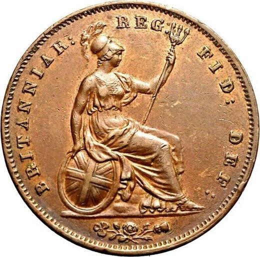 Revers 1 Penny 1853 WW "Typ 1839-1860" - Münze Wert - Großbritannien, Victoria