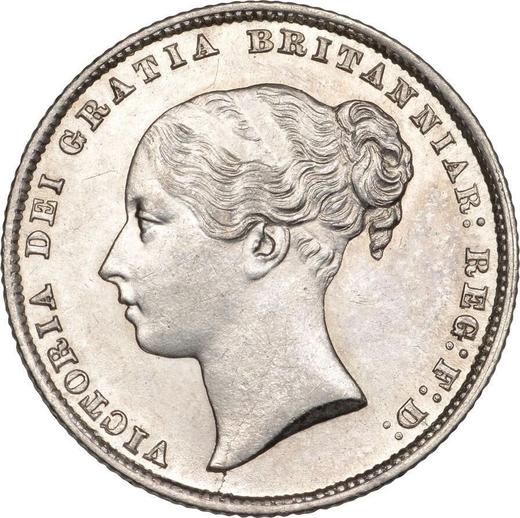 Avers 1 Schilling 1864 - Silbermünze Wert - Großbritannien, Victoria