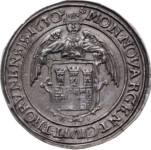 Reverse 1/2 Thaler 1630 HL "Torun" - Silver Coin Value - Poland, Sigismund III Vasa