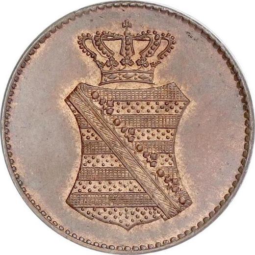 Obverse 3 Pfennig 1833 G - Coin Value - Saxony-Albertine, Anthony