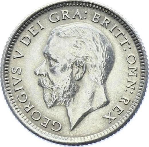Avers 6 Pence 1926 - Silbermünze Wert - Großbritannien, Georg V