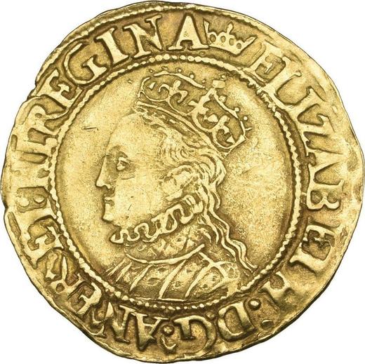 Anverso 1 Corona Sin fecha (1559-1578) Busto ancho - valor de la moneda de oro - Gran Bretaña, Isabel I