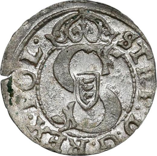 Obverse Schilling (Szelag) 1584 "Riga" - Silver Coin Value - Poland, Stephen Bathory